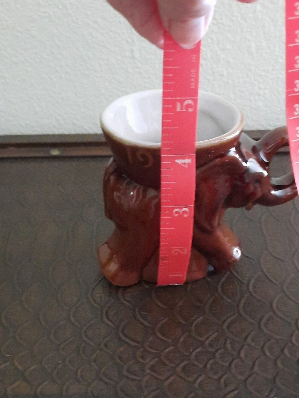 Frankoma Ceramic Elephant Creamer Pitcher - 1974 GOP Collectible